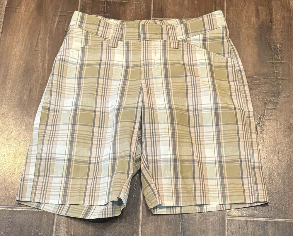 Lee One Tru Fit Plaid Bermuda Shorts